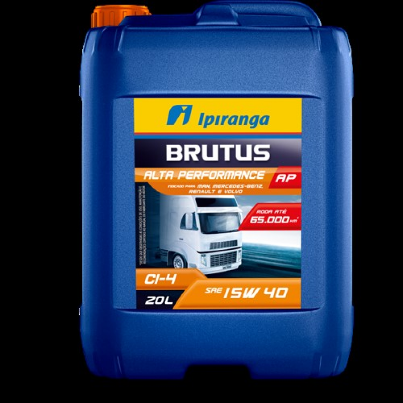 Balde 20l Oleo 15w40 Ci4 Brutus Alta Performance Ipiranga