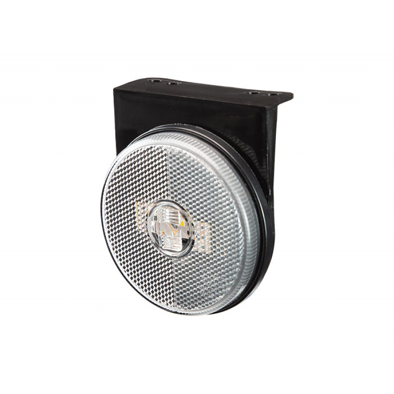 Lanterna Lateral Cristal Randon / Librelato / Noma Led 89mm / Conector / C/suporte / Posicao / Retrorrefletor Braslux