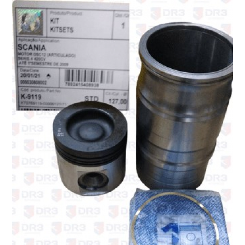 Kit Motor P/sc124-400/420 Dsc12 /articulado Mahle Metal Leve