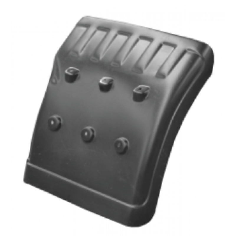 Meio Para Lama Scania S4/s5 Dd/te / Preto / 4,5 Rodoplast