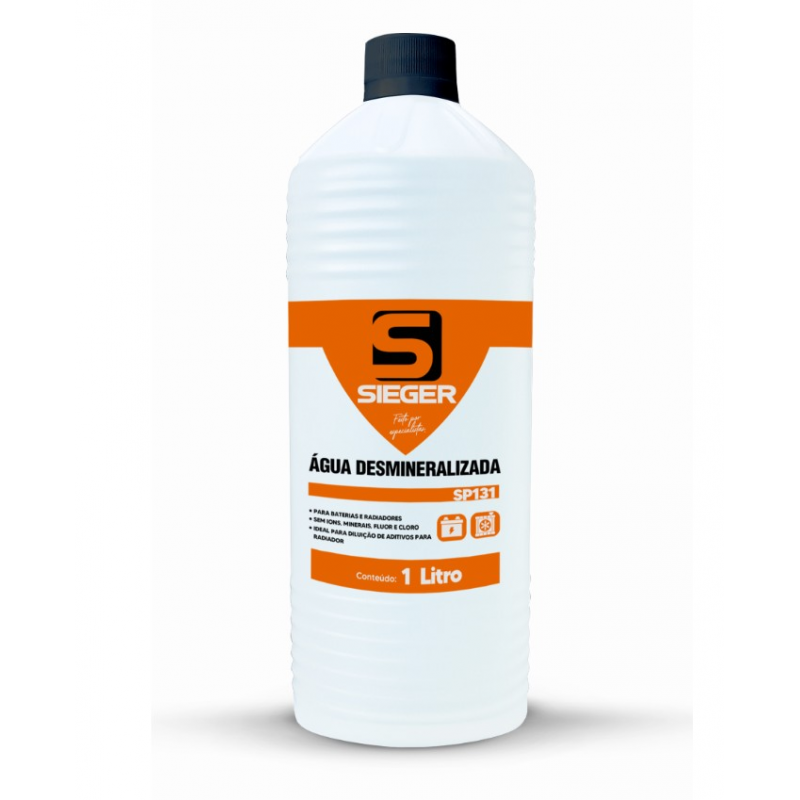 Agua  Desmineralizada Bateria E Radiador 1lt Sieger