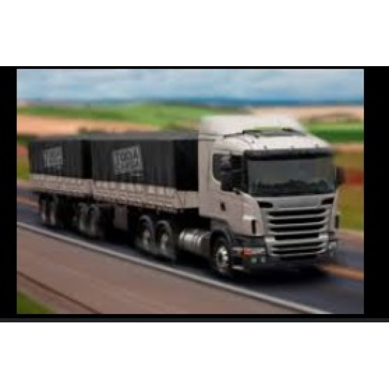 Lona 5,00x9,50 Preta/preta  Toda Carga Toda Carga