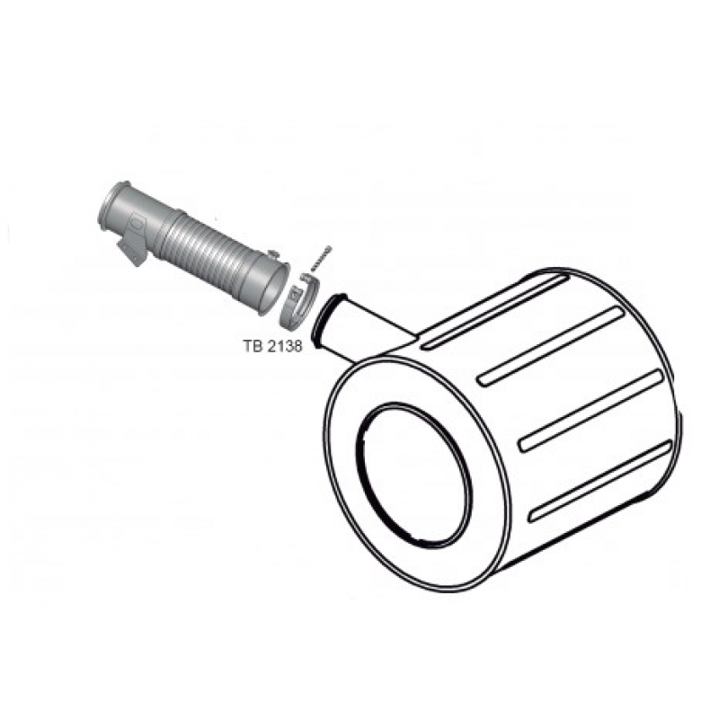 Abracadeira Tubo Saida Catalizador P/sc Euro5 Inox Fabbof