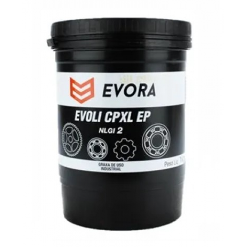 Balde 10kg Graxa Evoli Cpxl  Ep - Vermelha - Aprovada Mbb Evora