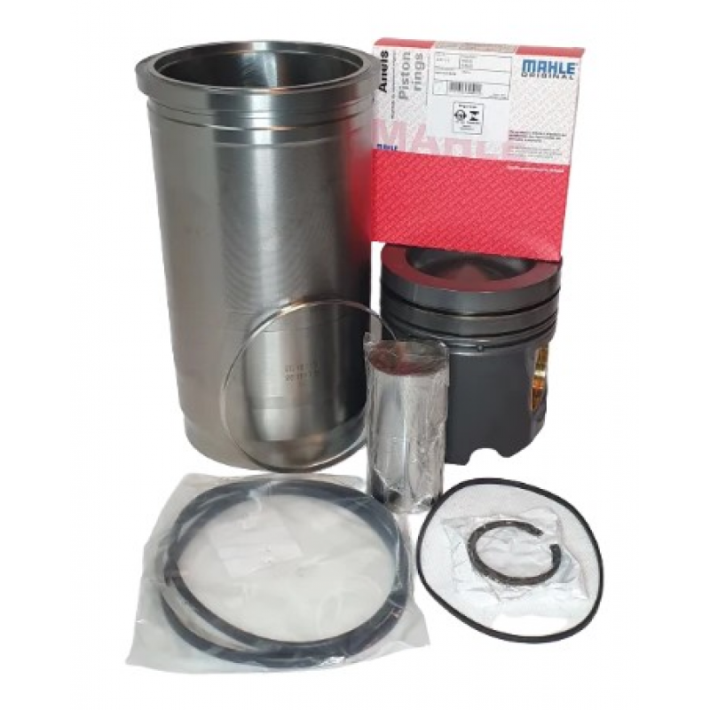 Kit Motor Om457la Euro5 Completa C/anel Fogo+ Calco Camisa + Borracha Camisa Mahle Metal Leve