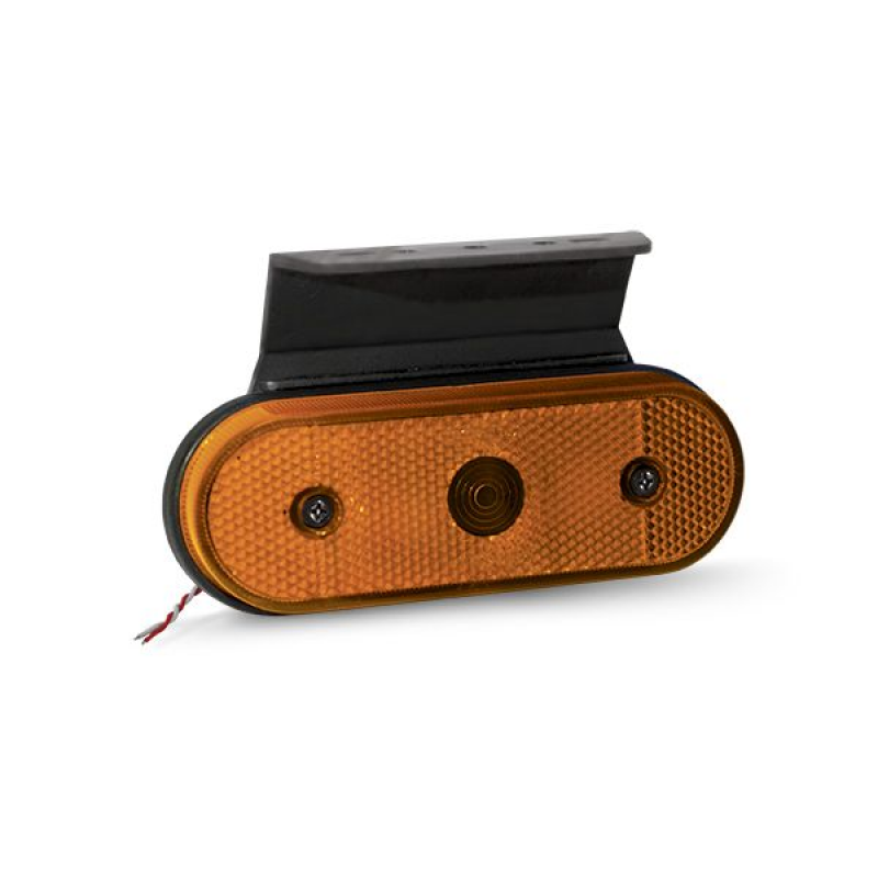 Lanterna Lateral Amarelo Facchini Led C/suporte / Fio Pradolux
