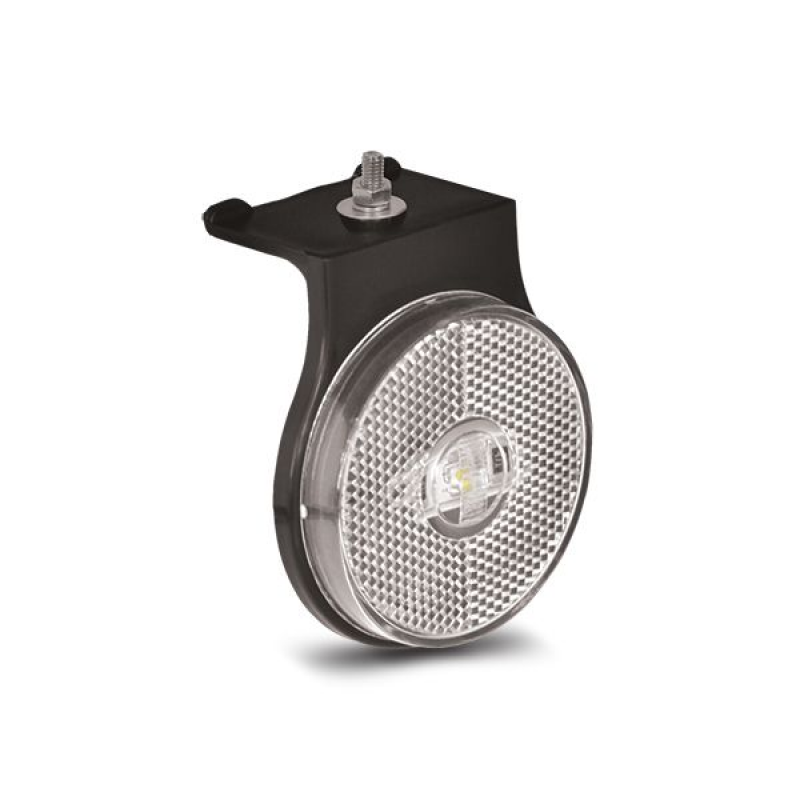 Lanterna Lateral Cristal Guerra Moderna Led 66mm C/suporte / Conector Pradolux