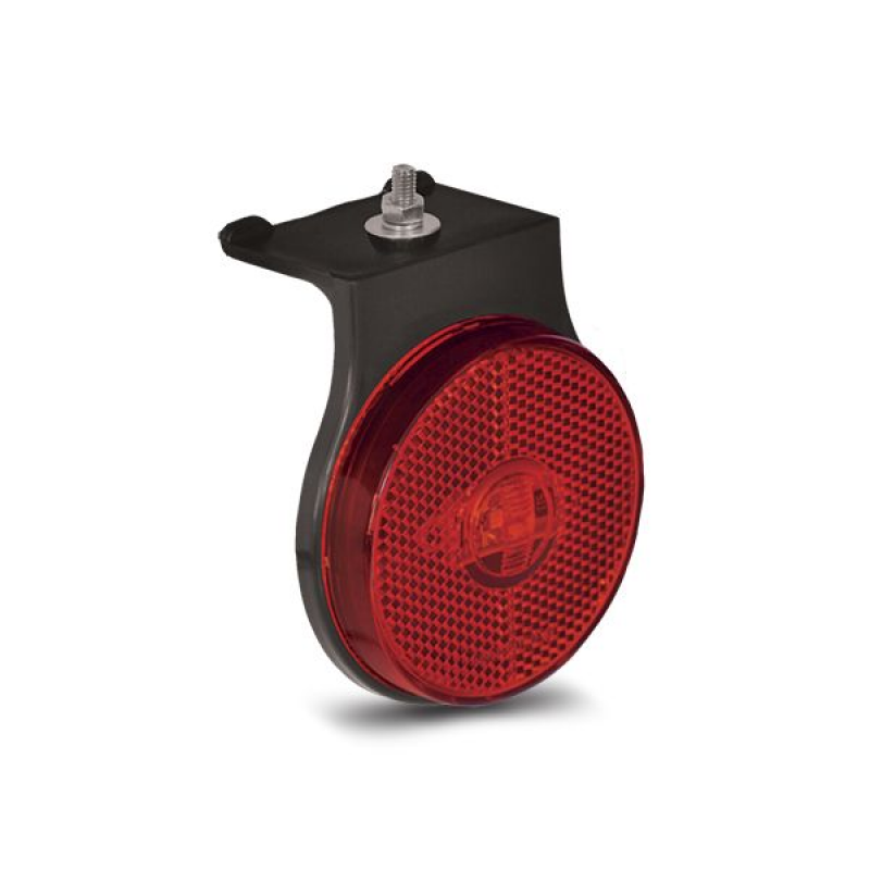 Lanterna Lateral Vermelho Guerra Moderna Led 66mm C/suporte / Conector Pradolux