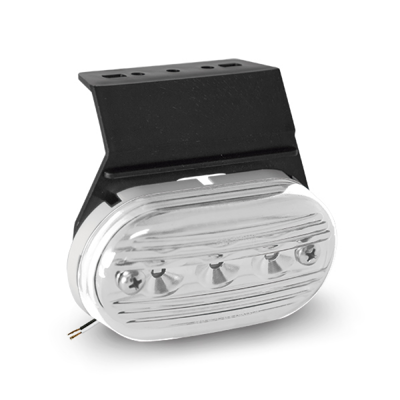 Lanterna Cristal Posicao Oval / Led / Com Suporte / Tipo Mercosul Pradolux