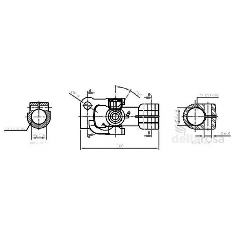 Junta Universal P/vv/mb/sc110/111 Dellarosa