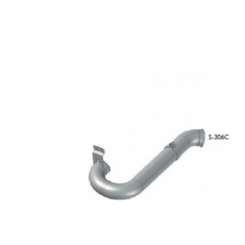 Tubo Saida Silencioso Ld Adaptacao P/sc 124 Tds Bepo