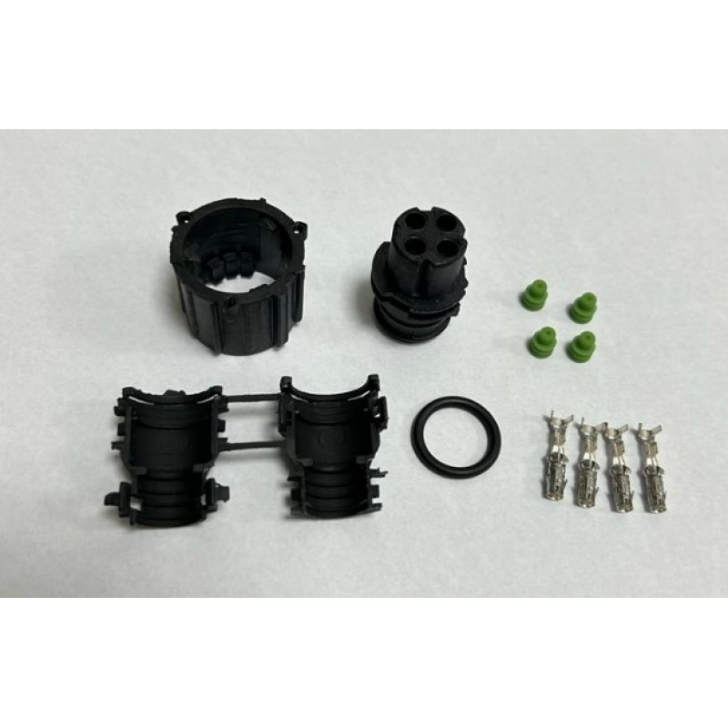 Tomada 4 Pinos Redondo Sensor Velocidade Caixa Vt  Indutivo P/ D12d D13 Reviq